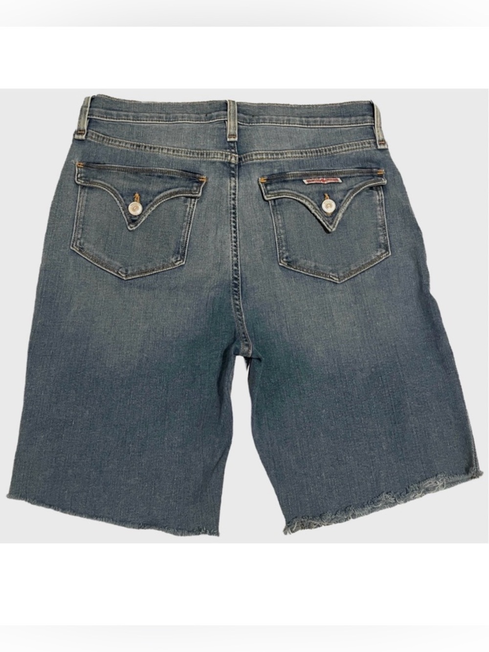 Hudson cutoff shorts “holly flare” sz 30 jeans denim